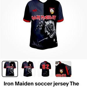 Iron Maiden Jersey - The Number of the Beast Soccer